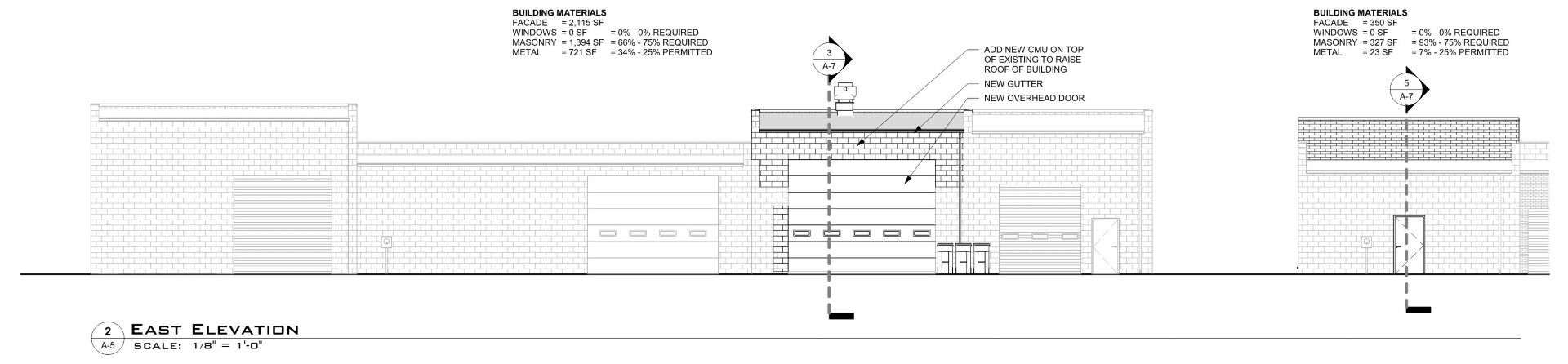 Downriver Spring East Elevation