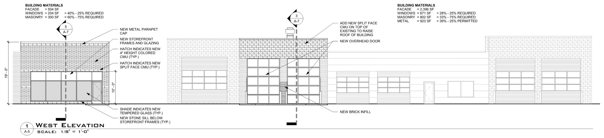 Downriver Spring West Elevation
