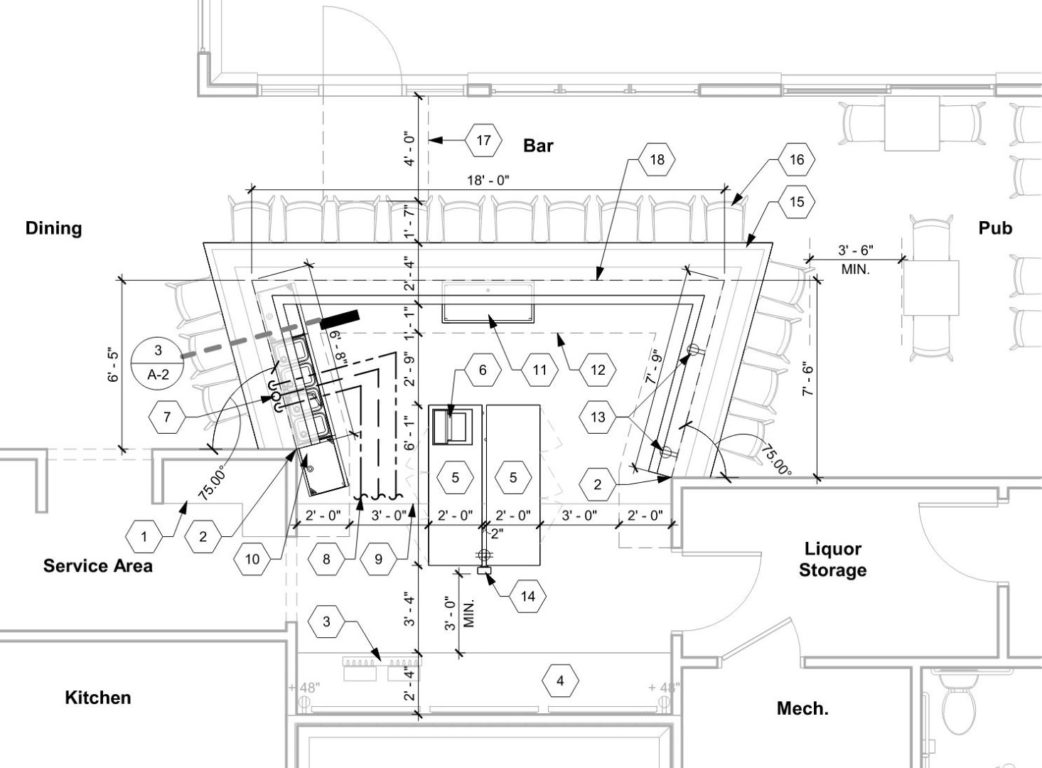 Tipsy Fish Bar Plan