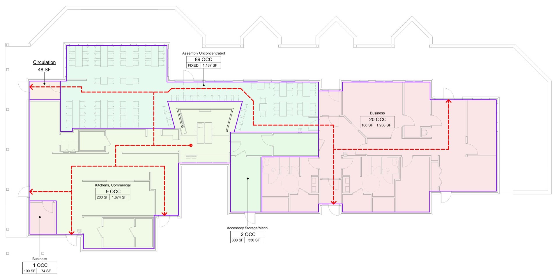 Tipsy Fish Egress Plan